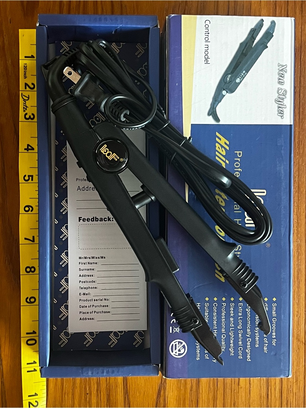 Pro Hair Extension Iron for K-Tips/U-Tips/hot fusion application